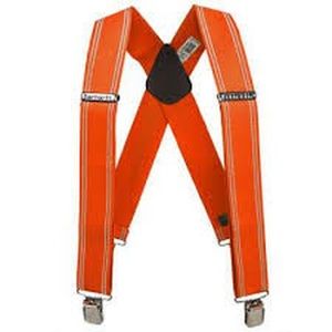 Carhartt hi-vi construction bright orange suspenders